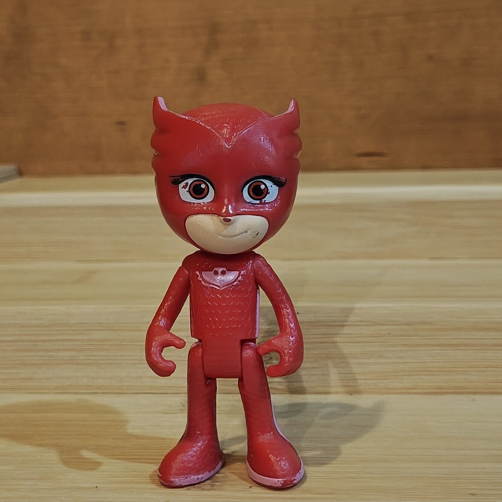 PJ Masks Owlette Figure‎ Red PVC Topper Toy